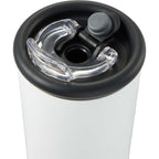 Kyser Tumbler with Straw and Dual Lid, 20 oz Full Color - White - Detail 3