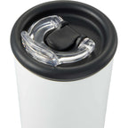Kyser Tumbler with Straw and Dual Lid, 20 oz Full Color - White - Detail 4