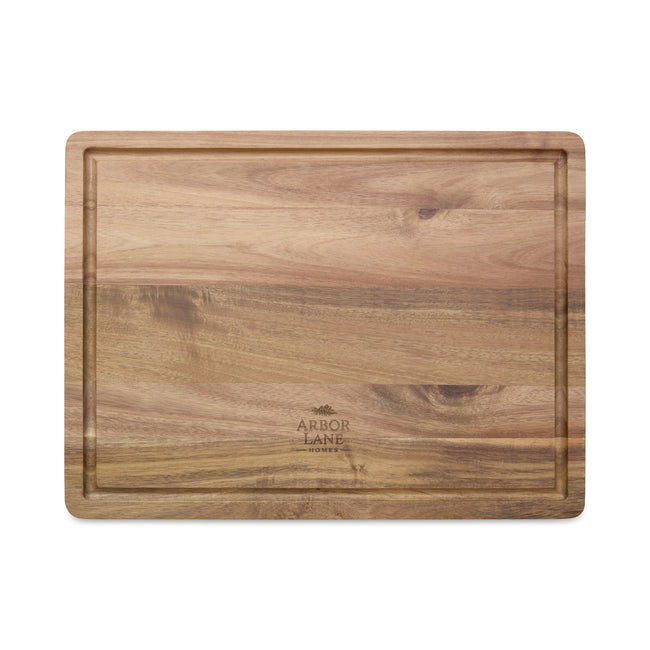 La Cuisine Acacia Cutting and Serving Board, 16 x 12 Inches Laser Engraving