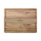 La Cuisine Acacia Cutting and Serving Board, 16 x 12 Inches Laser Engraving - Wood - View 2