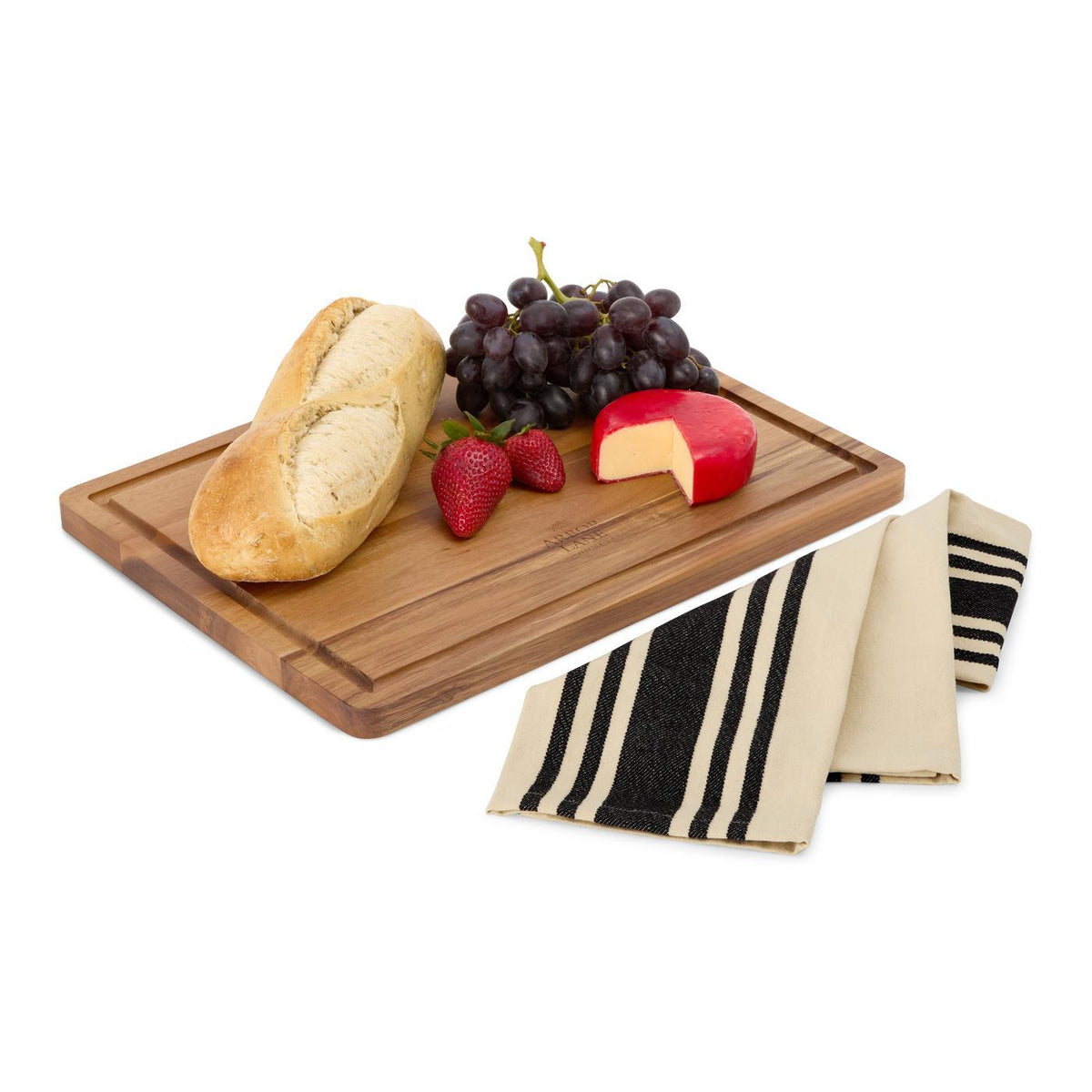 La Cuisine Acacia Cutting and Serving Board, 16 x 12 Inches Laser Engraving - Wood - View 4