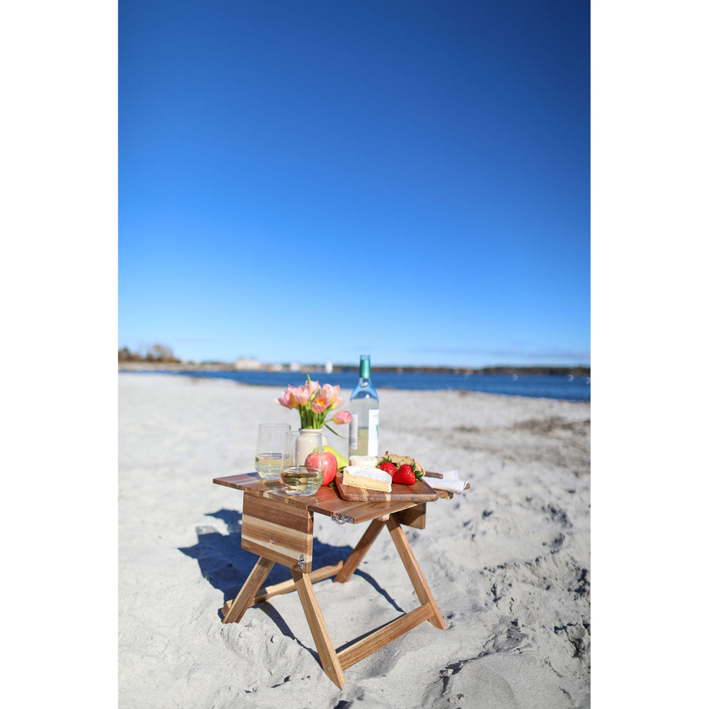 La Cuisine Acacia Picnic Table and Carrier Laser Engraving - Wood - View 10