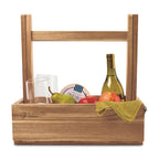 La Cuisine Acacia Picnic Table and Carrier Laser Engraving - Wood - View 3