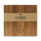 La Cuisine Cheese Board with Four Hidden Serving Tools Laser Engraving - Wood - View 2