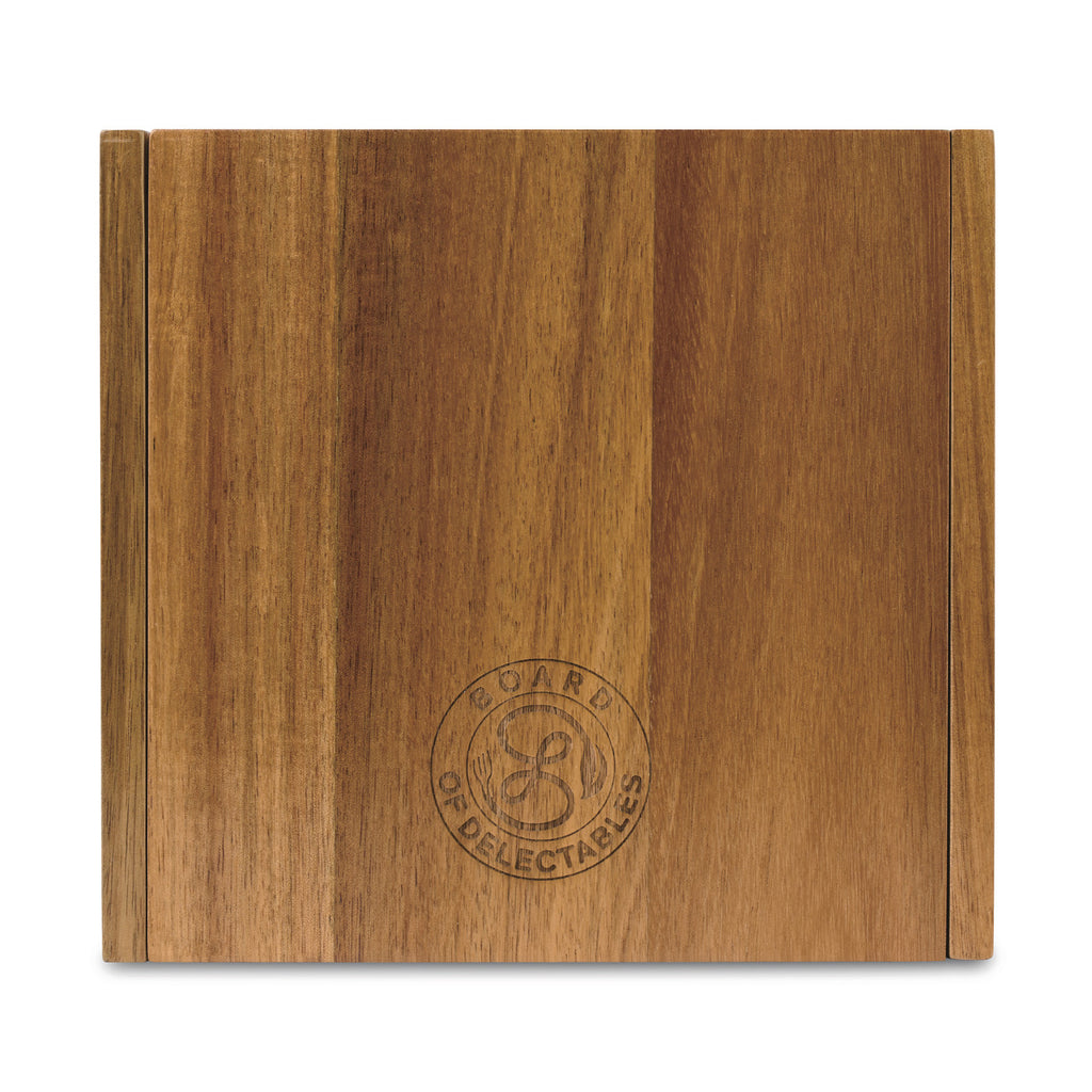 La Cuisine Cheese Board with Four Hidden Serving Tools Laser Engraving - Wood - View 3