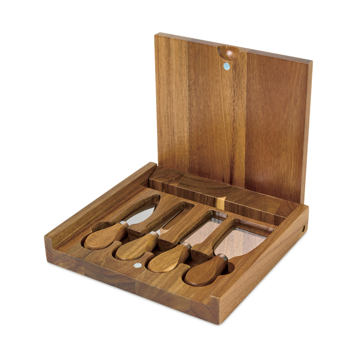 La Cuisine Cheese Board with Four Hidden Serving Tools Laser Engraving - Wood - View 4
