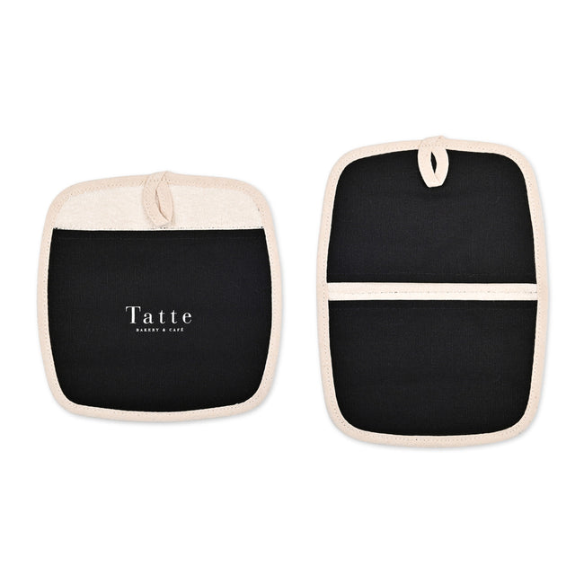 La Cuisine Potholder Set of Two with Silicone Grip Transfer