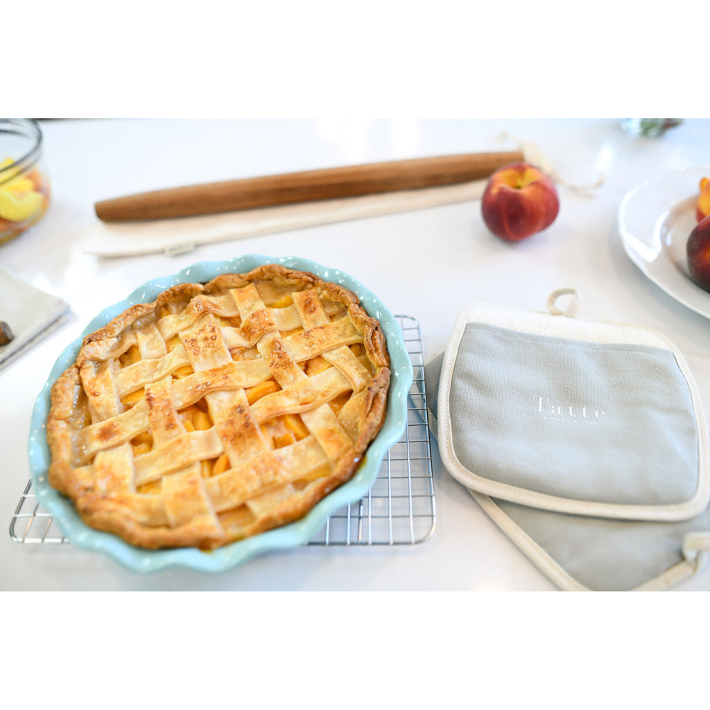 La Cuisine Potholder Set of Two with Silicone Grip Transfer - Grey - View 5