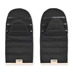 La Cuisine Recycled Cotton Oven Mitt Set Transfer - Black - View 2