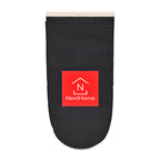 La Cuisine Recycled Cotton Oven Mitt Transfer - Black - View 1