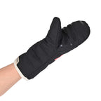 La Cuisine Recycled Cotton Oven Mitt Transfer - Black - View 2