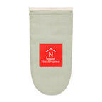 La Cuisine Recycled Cotton Oven Mitt Transfer - Light Grey - View 1