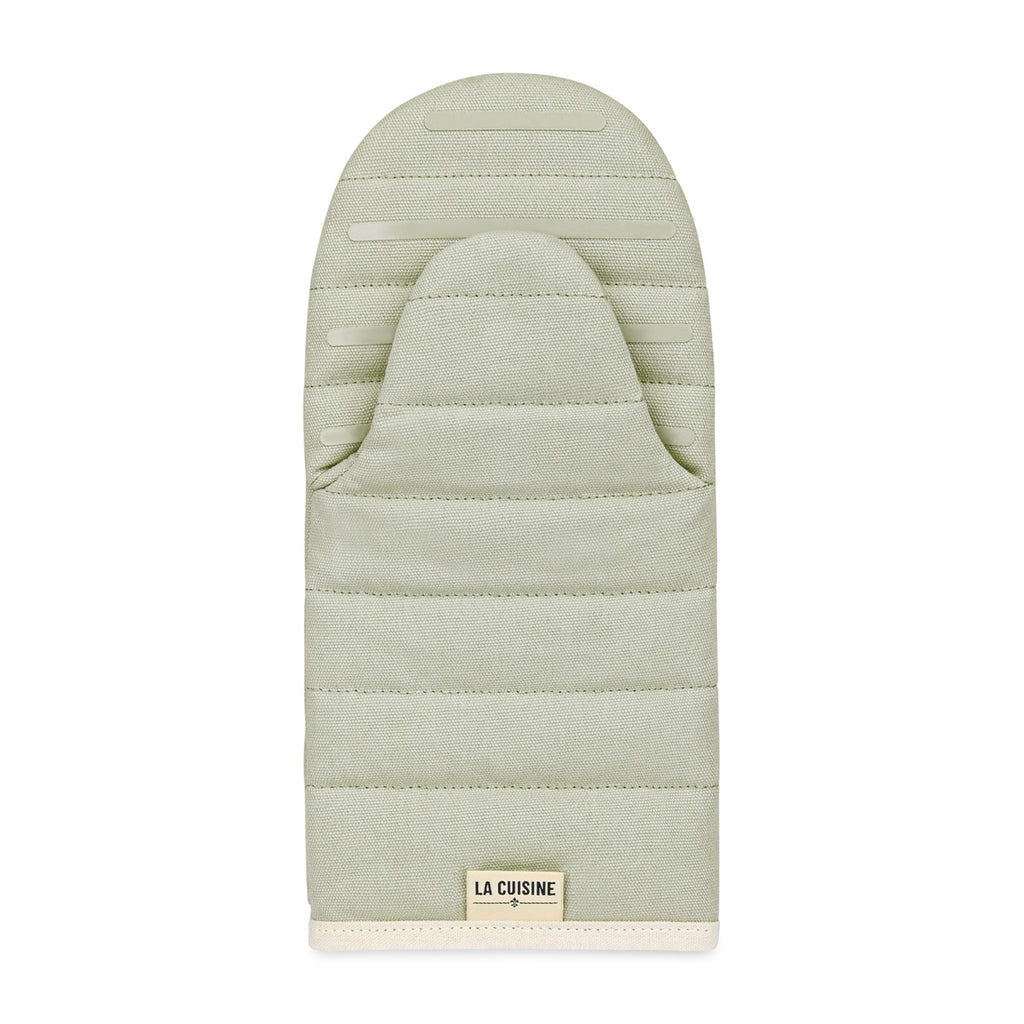 La Cuisine Recycled Cotton Oven Mitt Transfer - Light Grey - View 2