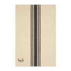 La Cuisine Striped Cotton Kitchen Towel, 28 x 18 Inches Transfer - Black - View 2