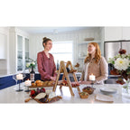 La Cuisine Two Tier Serving Tray in Acacia Laser Engraving - Wood - View 10