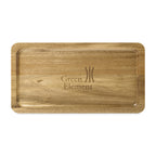 La Cuisine Two Tier Serving Tray in Acacia Laser Engraving - Wood - View 5