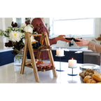 La Cuisine Two Tier Serving Tray in Acacia Laser Engraving - Wood - View 9