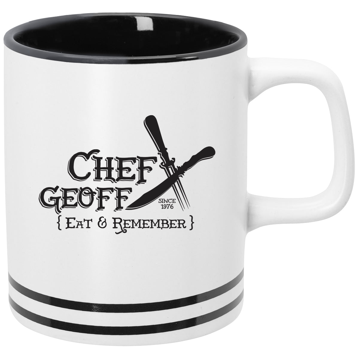 Lacrosse Ceramic Mug, 10 oz - Ceramic