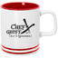 Lacrosse Ceramic Mug, 10 oz - Ceramic