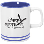 Lacrosse Ceramic Mug, 10 oz - Ocean Blue - Ceramic