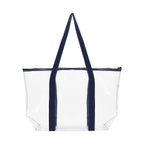 Laguna Beach Tote Bag, Clear - Navy