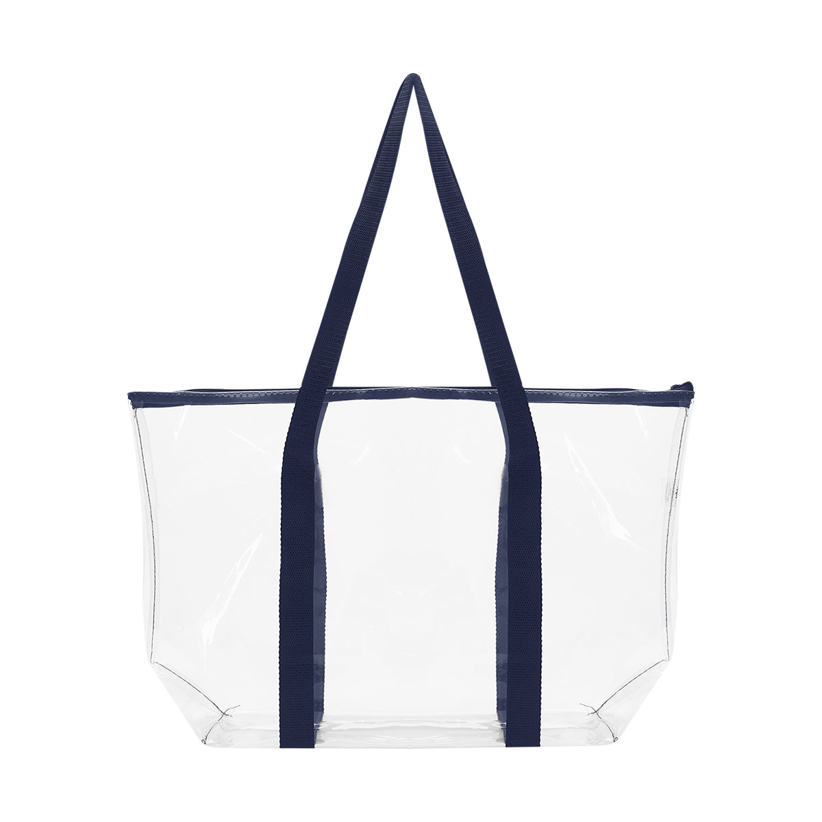 Laguna Beach Tote Bag, Clear - Navy