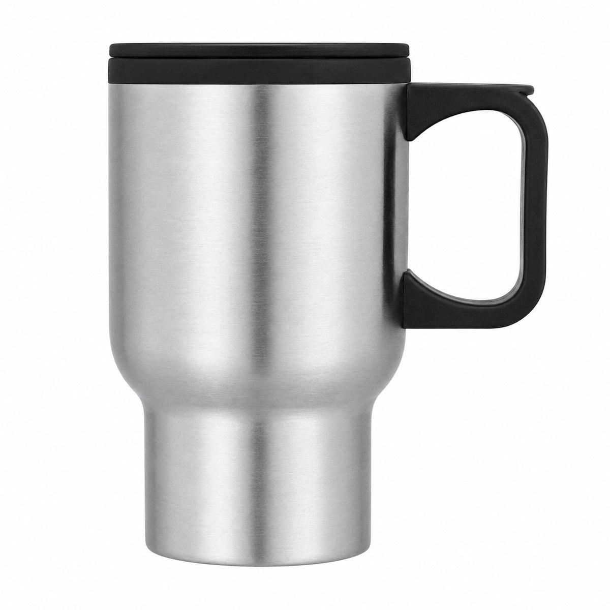 Laguna Stainless Travel Mug, 16 oz - Stainless Steel - Front Straight 2