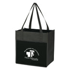 Lami-Combo Non-Woven Shopper Tote Bag, Recycled - Silk Screen
