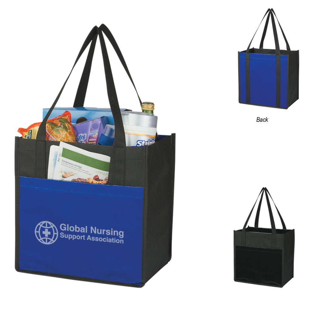 Lami-Combo Non-Woven Shopper Tote Bag, Recycled