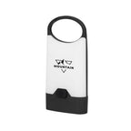 Lantern on a Mini Carabiner - Black - Pad Print
