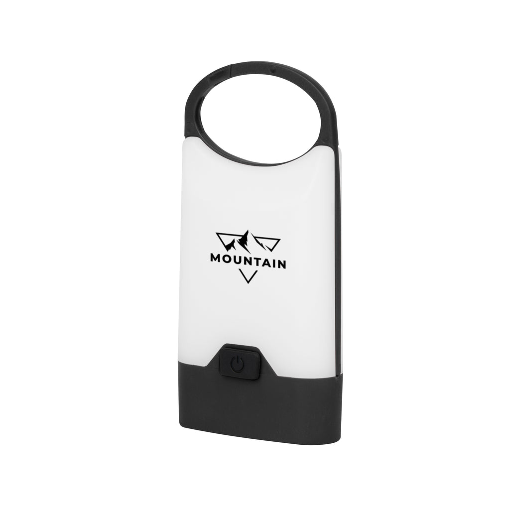 Lantern on a Mini Carabiner - Black - Pad Print