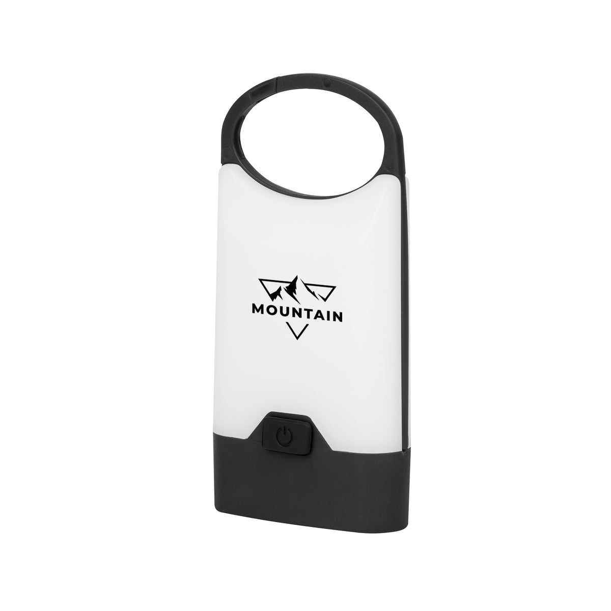 Lantern on a Mini Carabiner - Black - Pad Print