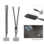 Lany Eco Wristband Charging Cord - Graphite - Laser