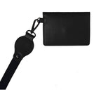 Lanyard with AirTag Pocket in Recycled PET - Black - Detail