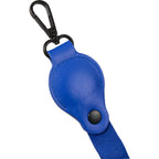 Lanyard with AirTag Pocket in Recycled PET - Blue - Detail Back