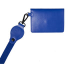 Lanyard with AirTag Pocket in Recycled PET - Blue - Detail