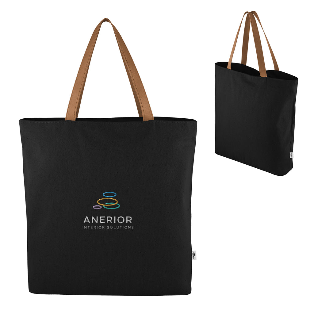 Larchmont Recycled Cotton Tote Bag, 9 oz - Embroidery