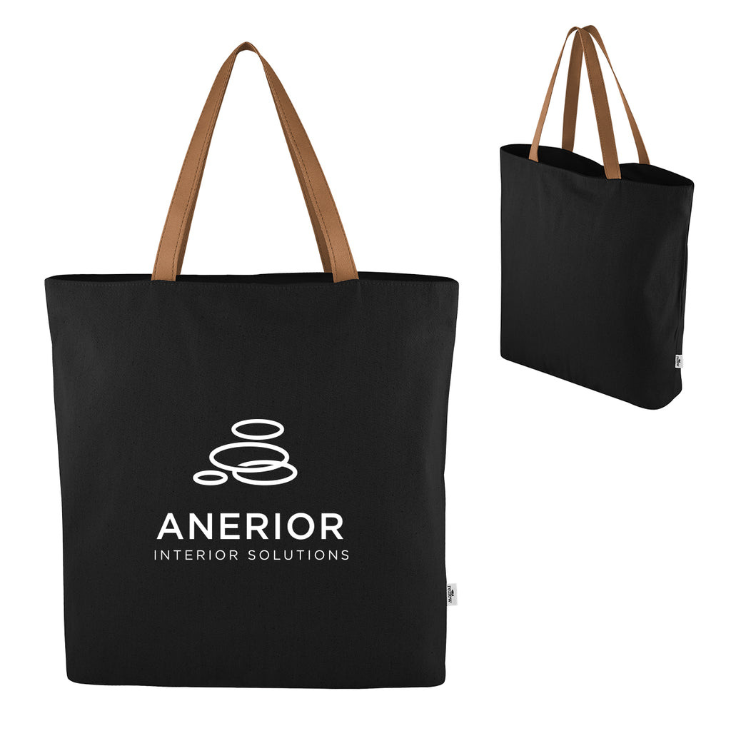 Larchmont Recycled Cotton Tote Bag, 9 oz - Silk Screen