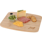 Large Bamboo Cutting Board with Silicone Grip, 15 x 12 Inches Laser Engraving - Black - Photo 2