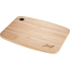 Large Bamboo Cutting Board with Silicone Grip, 15 x 12 Inches Laser Engraving - Black - Photo 3