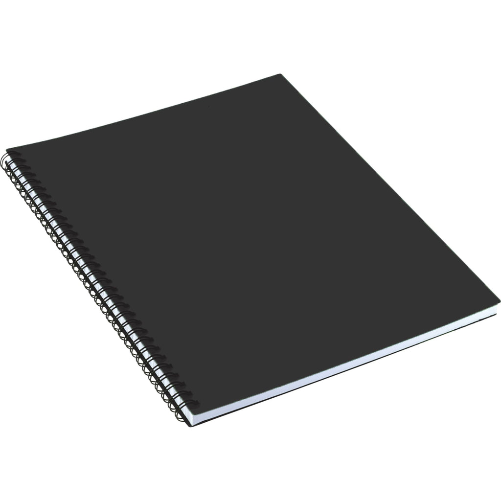 Large Business Spiral Notebook, 8.5 x 11 Inches - Black - Photo 2