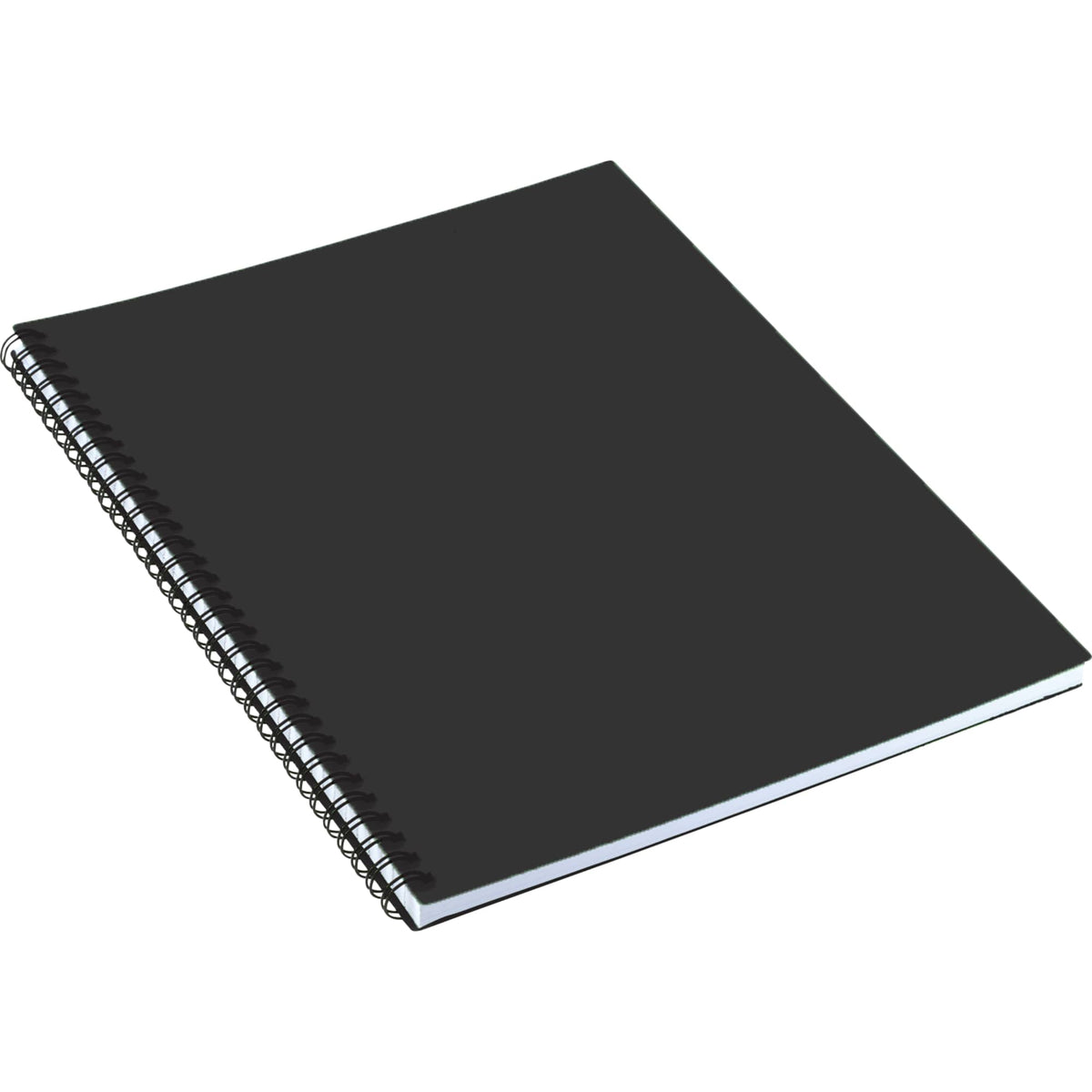 Large Business Spiral Notebook, 8.5 x 11 Inches - Black - Photo 2