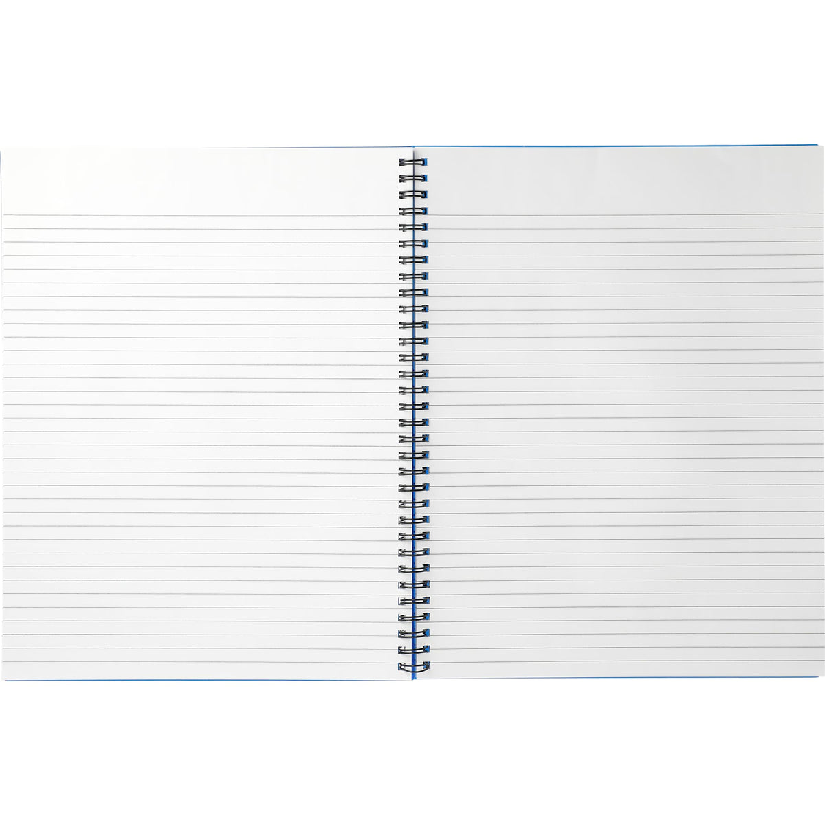 Large Business Spiral Notebook, 8.5 x 11 Inches - Blue - Front 2