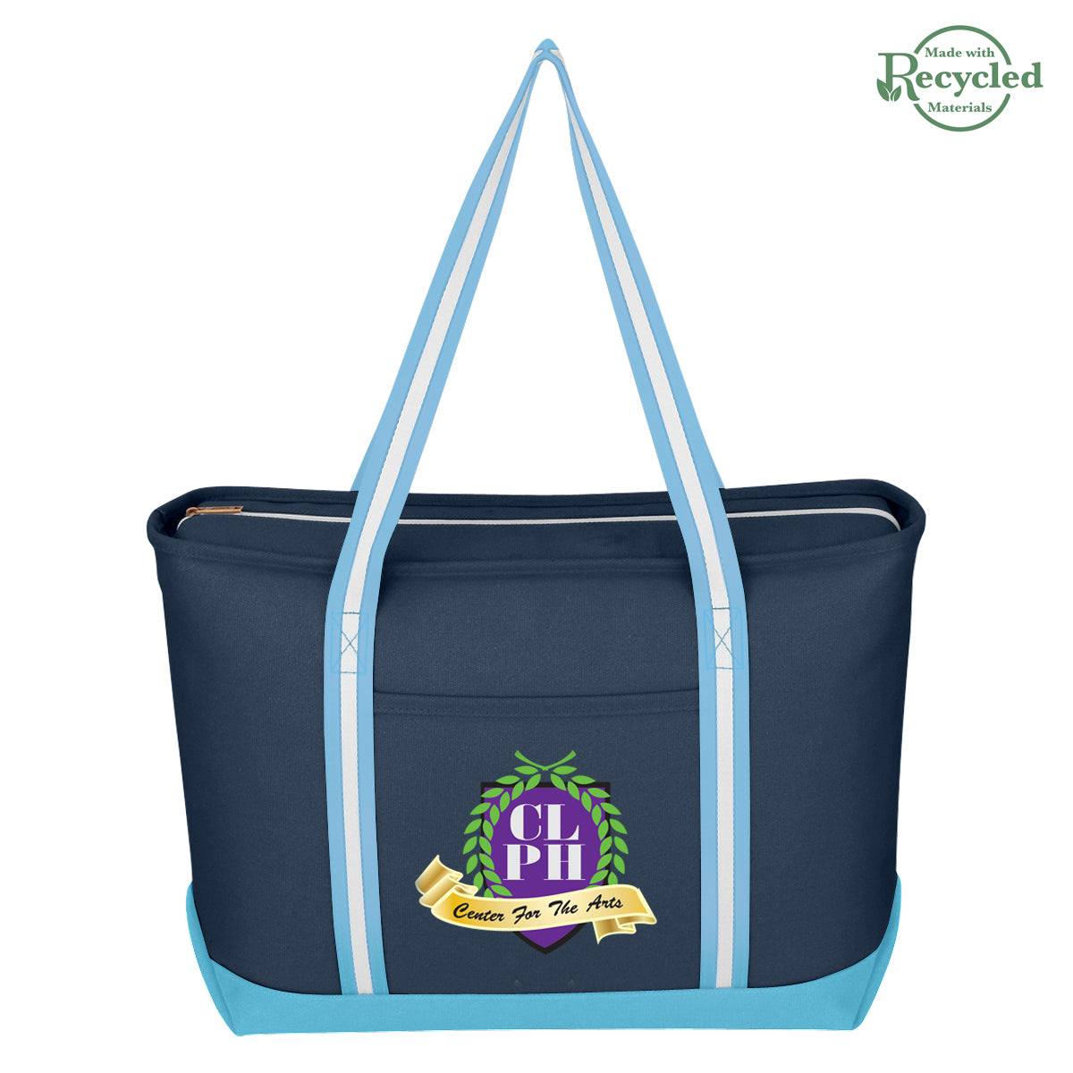 Large Cotton Canvas Admiral Tote Bag, 24 oz - Colorbrite