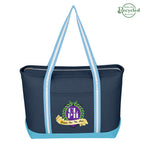Large Cotton Canvas Admiral Tote Bag, 24 oz - Colorbrite
