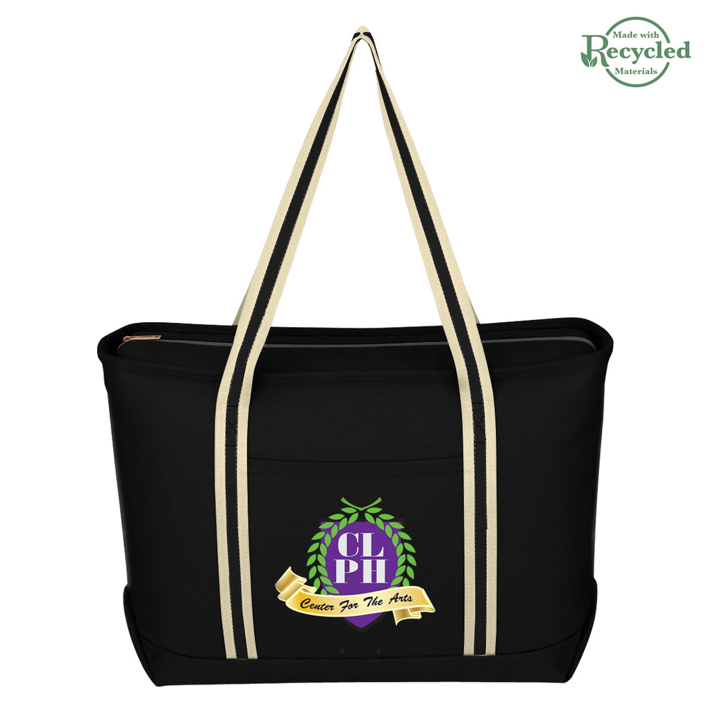Large Cotton Canvas Admiral Tote Bag, 24 oz - Colorbrite