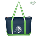Large Cotton Canvas Admiral Tote Bag, 24 oz - Silk Screen