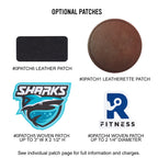 Large Cotton Canvas Sailing Tote Bag, 12 oz Embroidery - Natural with Black - Patch
