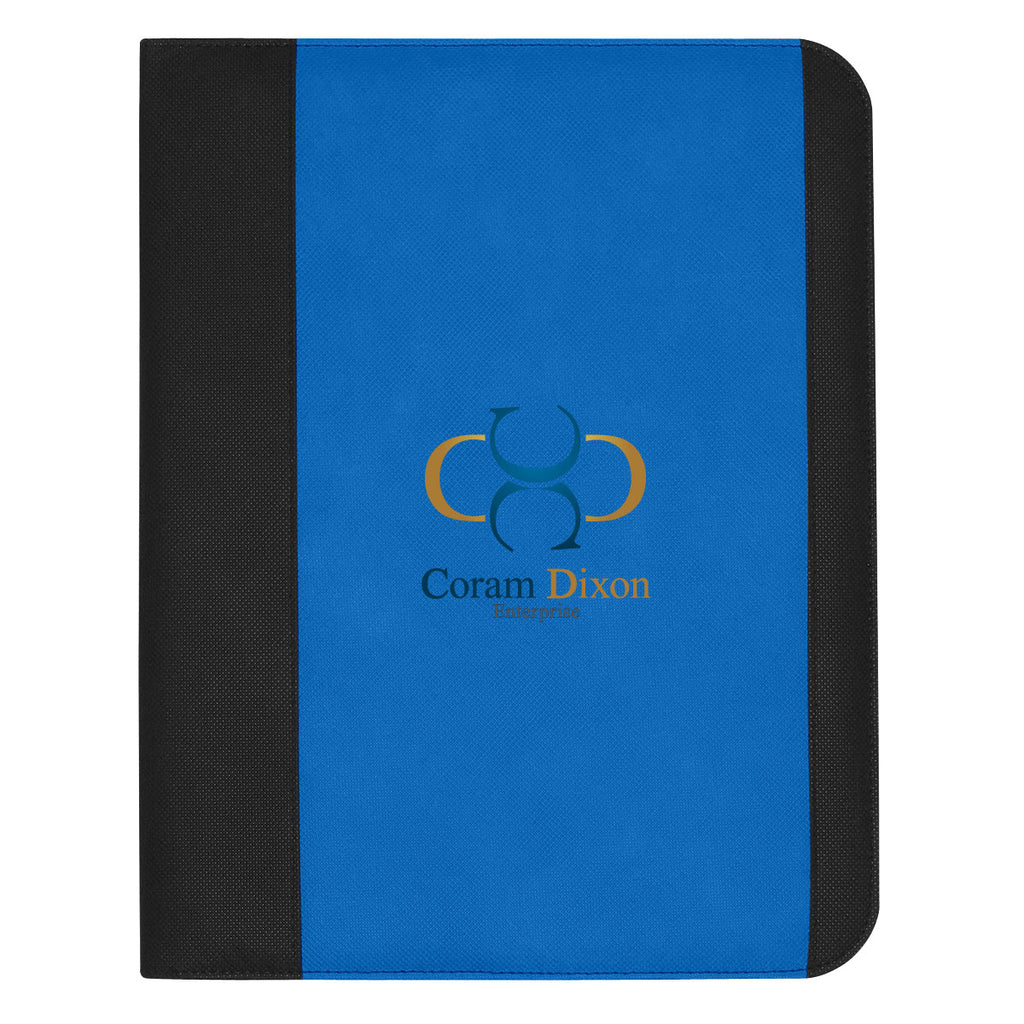 Large Padfolio, Non-Woven - Royal Blue - Colorbrite