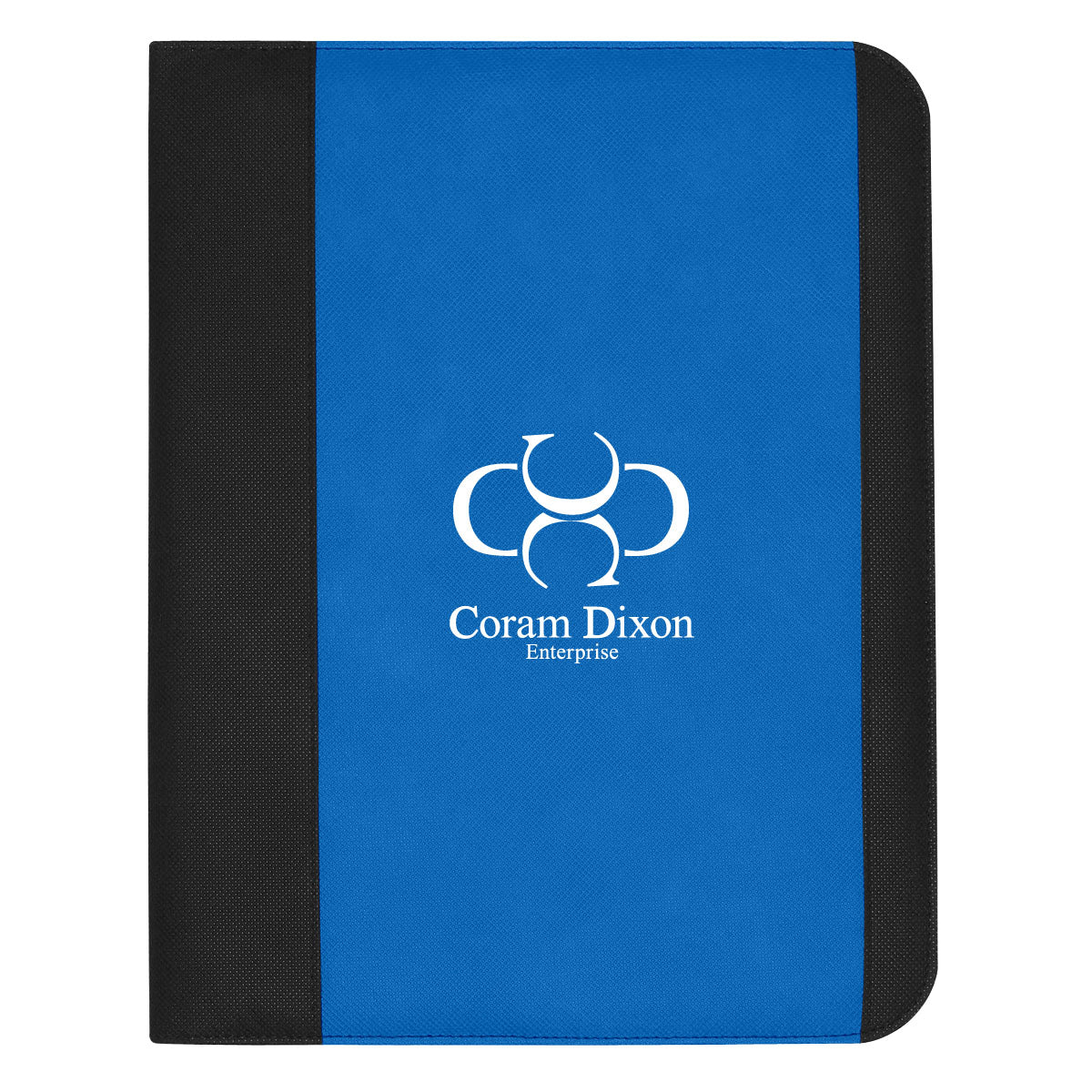 Large Padfolio, Non-Woven - Royal Blue - Silk Screen